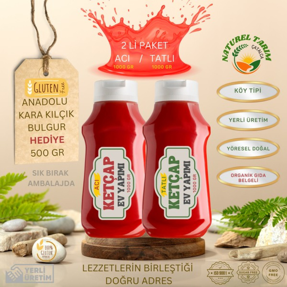 Naturel Köy Tipi Ketçap 2 Li Paket ( Tatlı / Acı ) Oto Boyaları Fiyatı