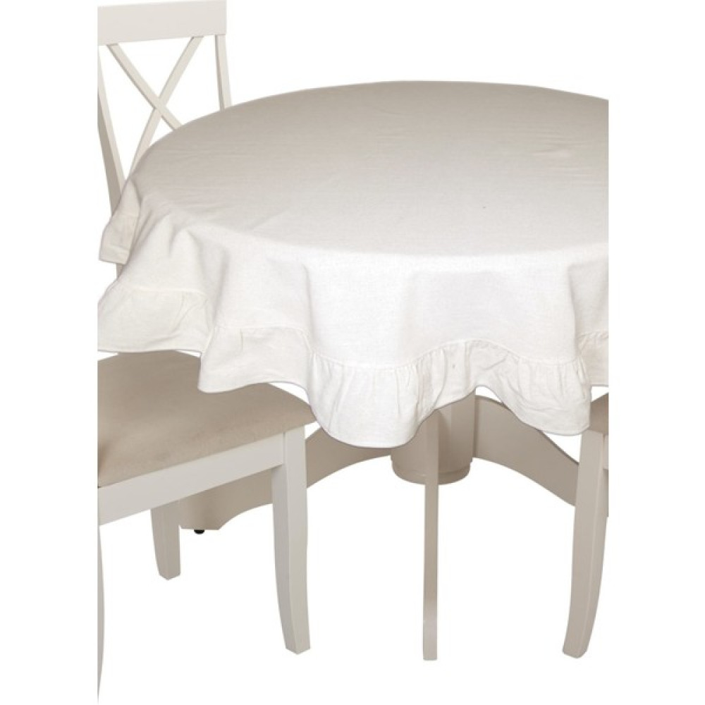 Naturel Masa Örtüsü 160 Cm yuvarlak - Bej - 160 x 160 cm Masa Örtüsü Fiyatı