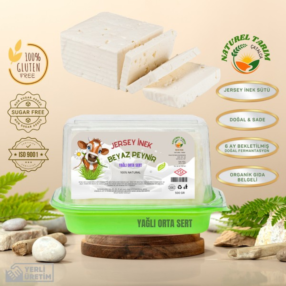 Naturel Tarım Jersey İnek Sütü Beyaz Peyniri - 500 gr Oto Boyaları Fiyatı