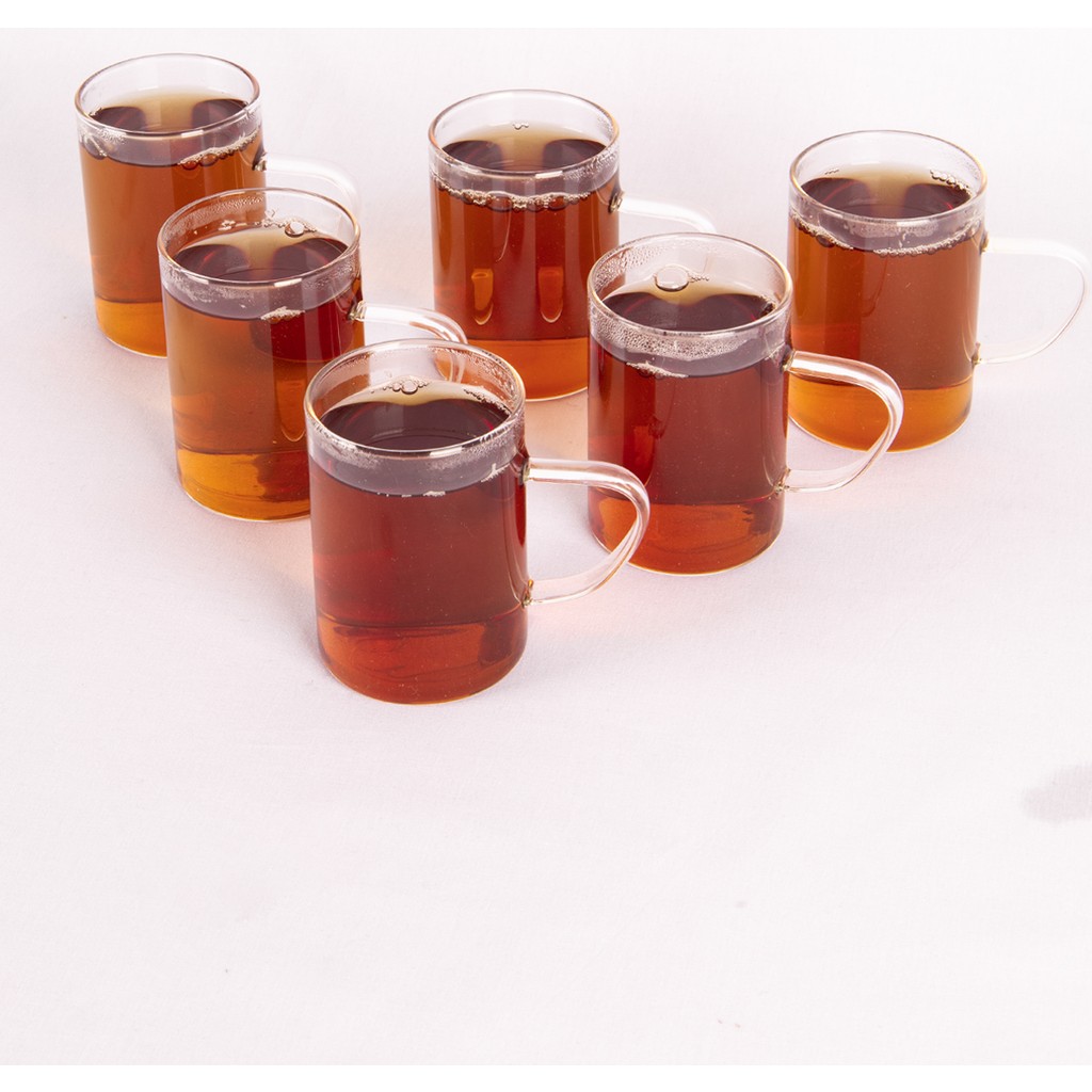 Naturelove Borosilikat Cam Bardak Kupa Mug Isıya Dayanıklı 220 ml 6 Adet - Şeffaf Fincan / Bardak / Kahve Takımı Fiyatı