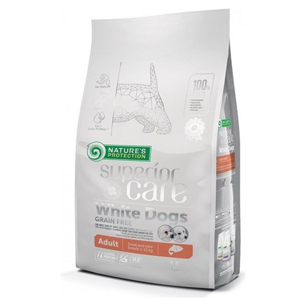 Nature's Protection Adult Beyaz Tüylü Küçük Irk Somonlu Yetişkin Köpek Maması 1.5 kg Evcil Hayvan Ürünleri Fiyatı