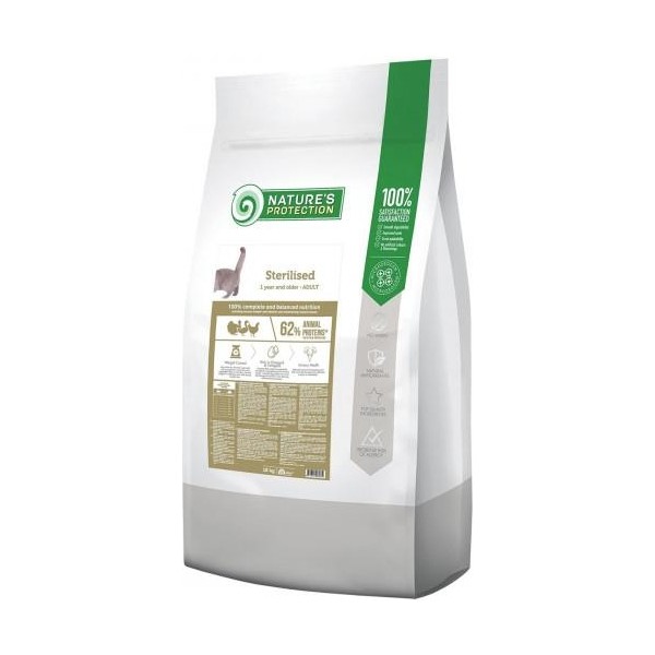 Nature's Protection Sterilised Kümes Hayvanlı Kısırlaştırılmış Yetişkin Kedi Maması 18kg Evcil Hayvan Ürünleri Fiyatı