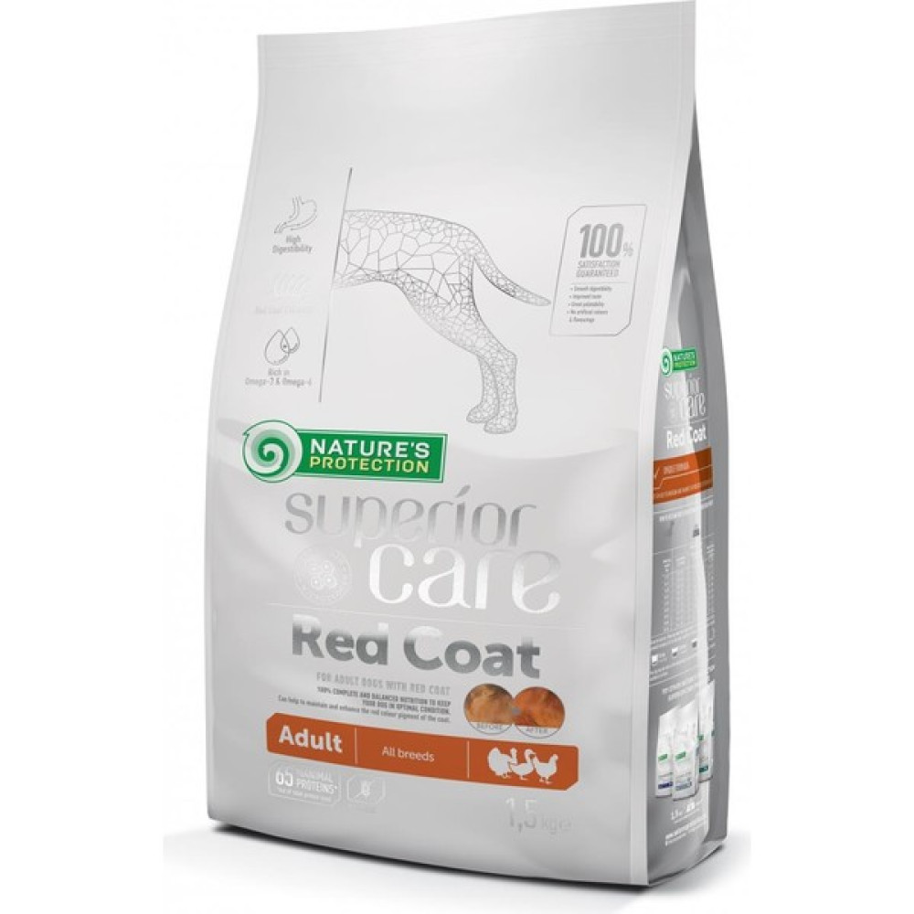 Nature's Protection Tahılsız %65 Hayvansal Proteinli Kümes Hayvanlı Kızıl Köpek Maması 1.5 kg Evcil Hayvan Ürünleri Fiyatı