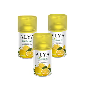 Alya Nature's Scents Limon Oda Kokusu Yedek Makine Spreyi 250 ml x3 Adet - - Oda Kokusu Fiyatı