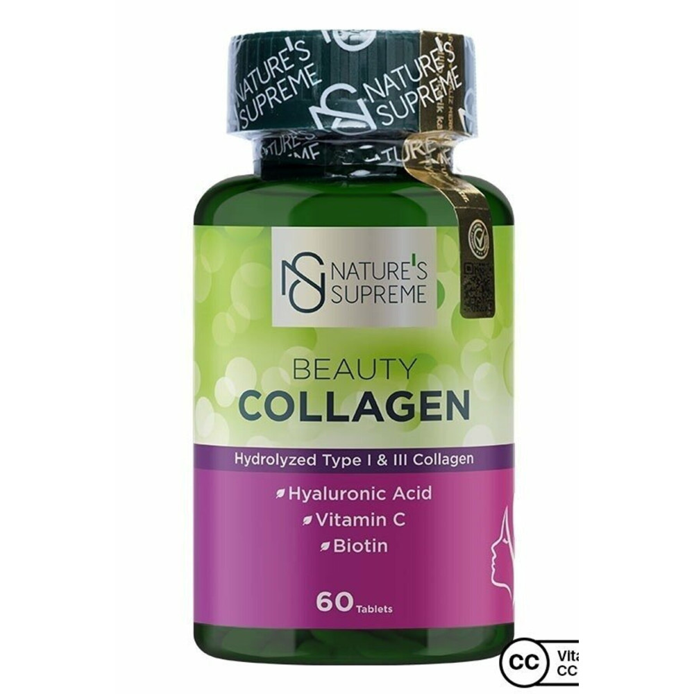 Natures Supreme Beauty Collagen Hyaluronic Acid Biotin C Vitamini Içeren Kolajen 60 Tablet Sağlık Fiyatı