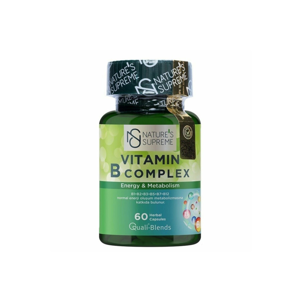 Natures Supreme Vitamin B Complex 60 Kapsül Sağlık / Diyet Fiyatı