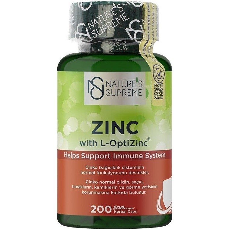 Nature's Supreme Zinc 15 Mg 200 Kapsül Diğer Fiyatı