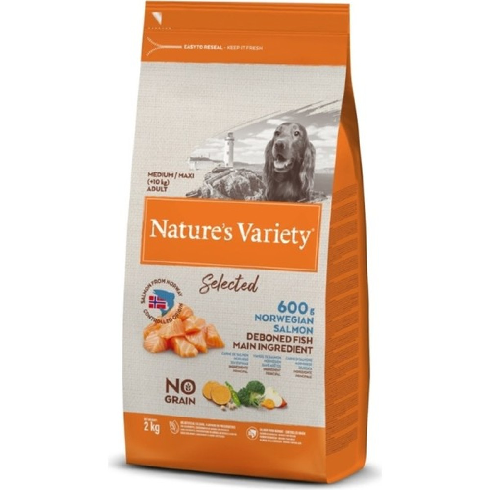 Nature's Variety Dog No Selected Med/max Adult Norw Salmon 2kg Evcil Hayvan Ürünleri Fiyatı