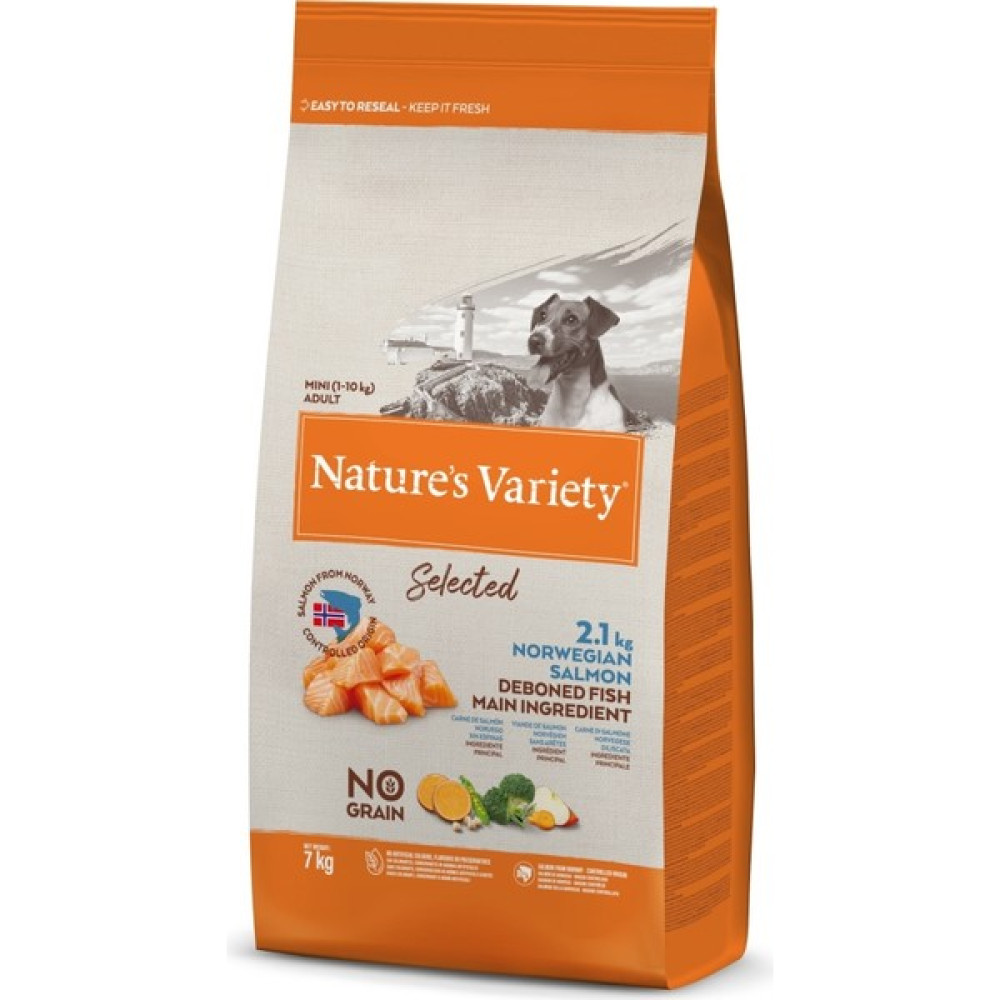 Natures Variety Dog No Selected Mini Adult Norw. Salmon 7kg Oto Boyaları Fiyatı