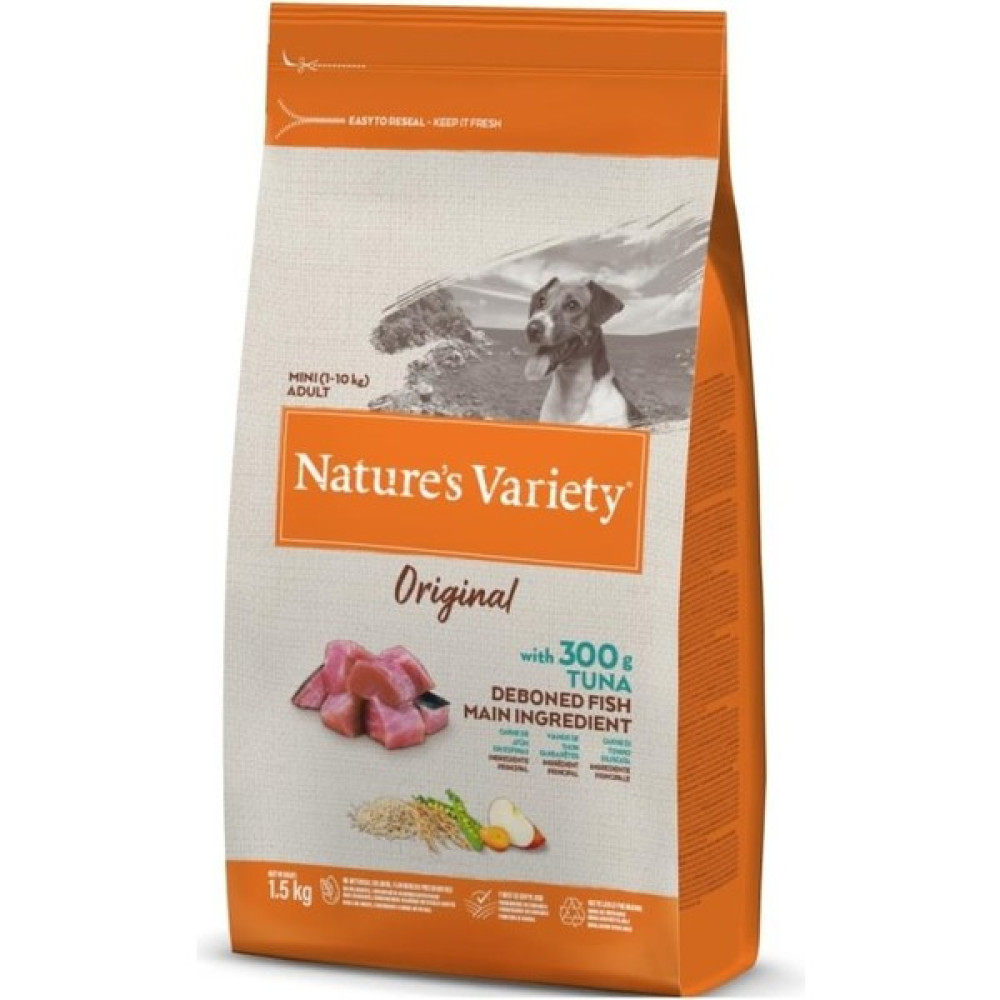 Nature's Variety Dog Original Mini Irk Adult Tuna Köpek Mama 1,5kg Evcil Hayvan Ürünleri Fiyatı