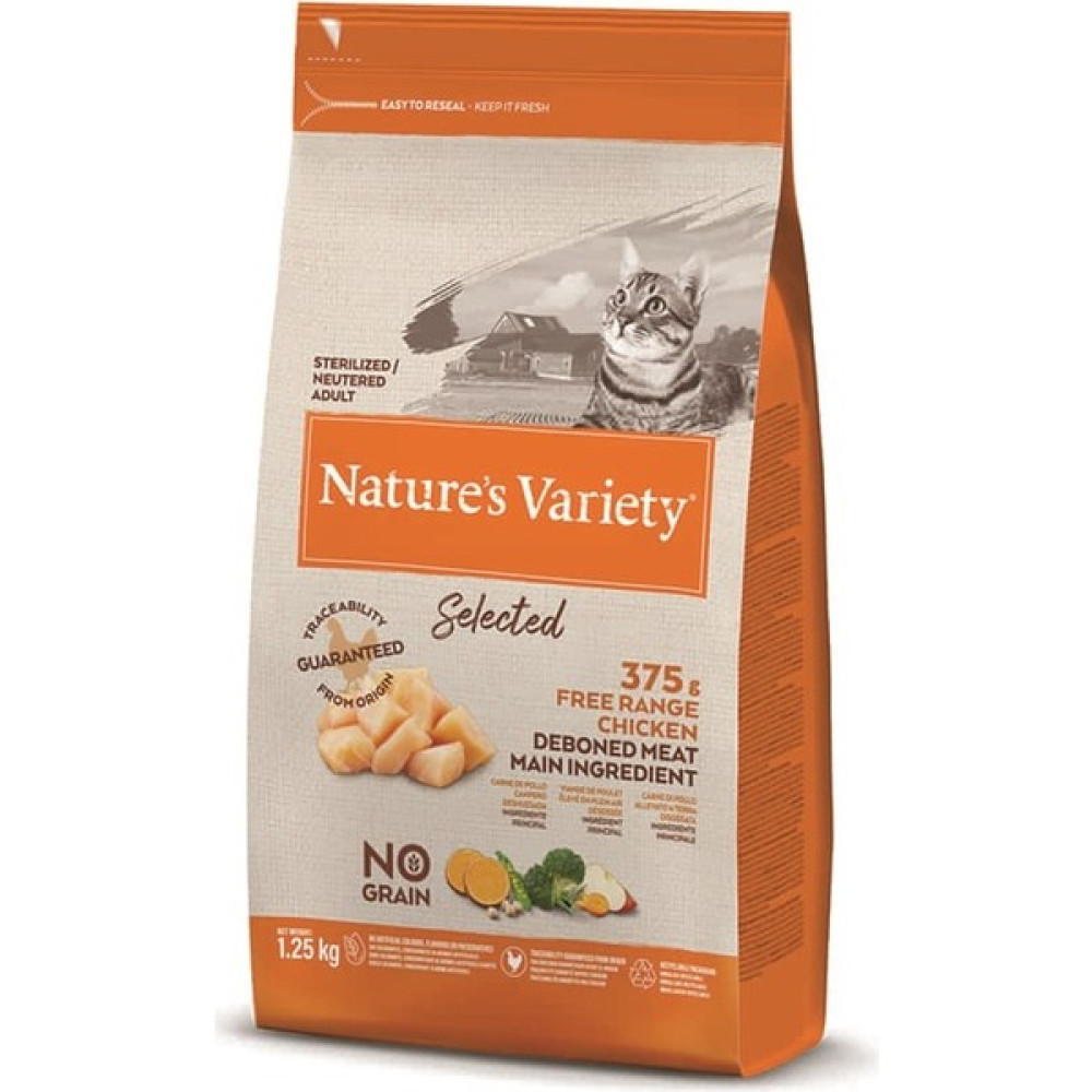 Nature's Variety No Grain Serbest Gezen Tavuklu Tahılsız Kısır Kedi Maması 1,25 kg Evcil Hayvan Ürünleri Fiyatı