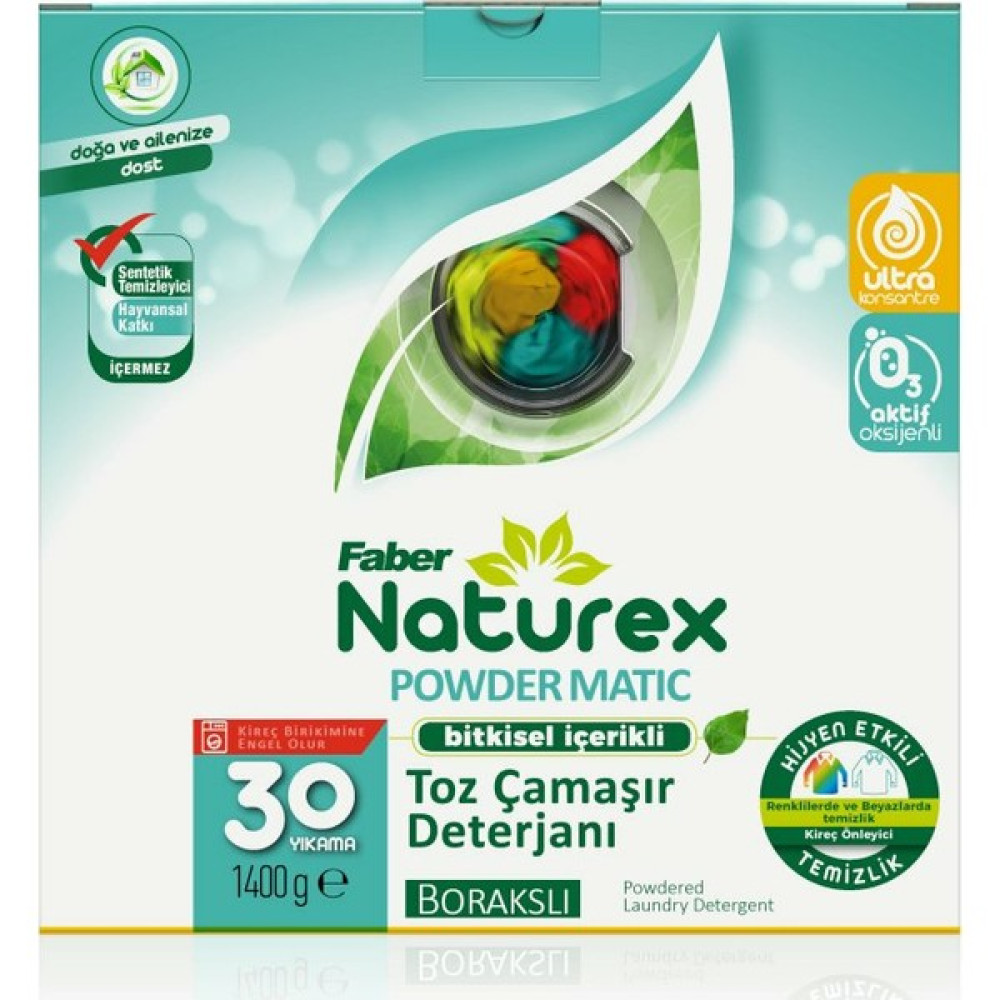 Naturex Powder Matic Toz Çamaşır Deterjanı (1.4kg Kutu) - 1,4 kg Çamaşır Deterjanı Fiyatı