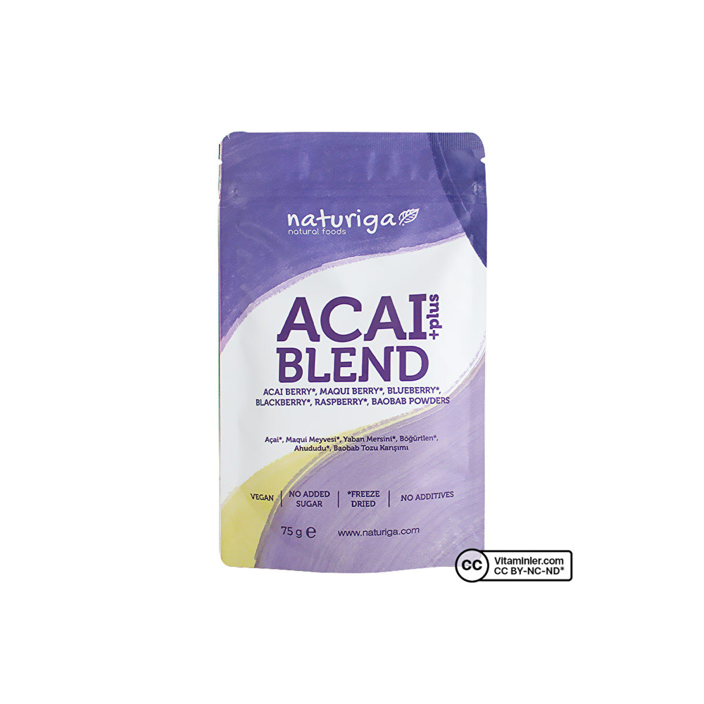 Naturiga Acai Plus Karışım 75 gr Organik Ürünler Fiyatı