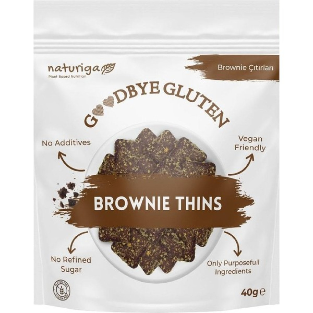 Naturiga Goodbye Gluten Brownie Çıtırları 40 gr Diğer Fiyatı