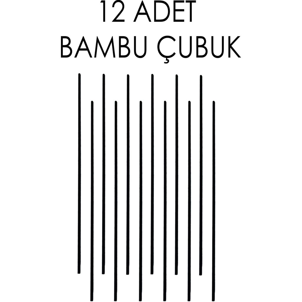 Naturix 12 Adet Uzun Siyah Kaliteli Doğal Bambu Oda Kokusu Çubuğu 20 cm Evcil Hayvan Ürünleri Fiyatı