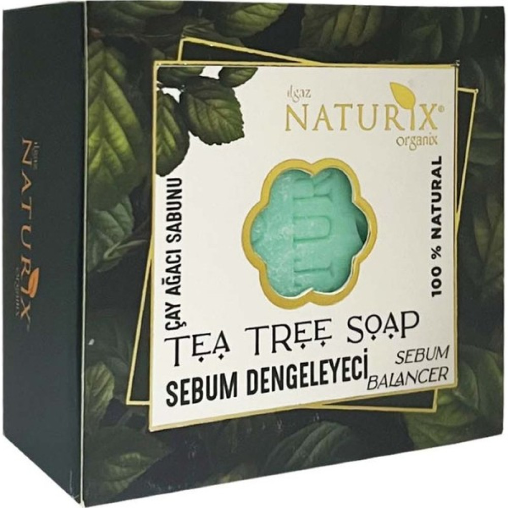 Naturix Natural Çay Ağacı Sabunu Yoğun Nemlendirici Sebum Dengeleyici Arındırıcı Tea Tree Soap 125 gr Sabunlar Fiyatı