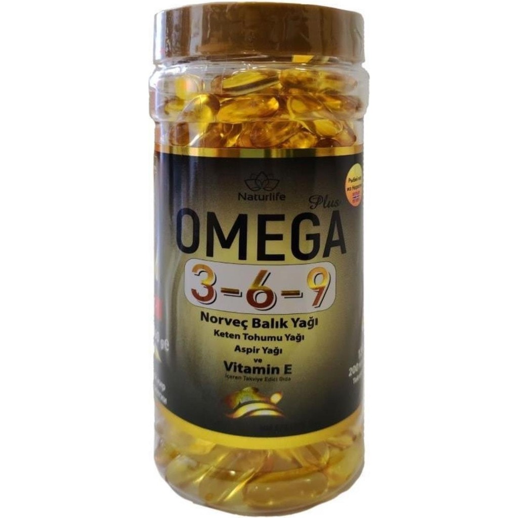 Naturlife Omega 3-6-9 Norveç Balık Yağı 1300 mg 200 Softjel Ekonomik Paket Zihin Gelişimi İçin Diğer Fiyatı