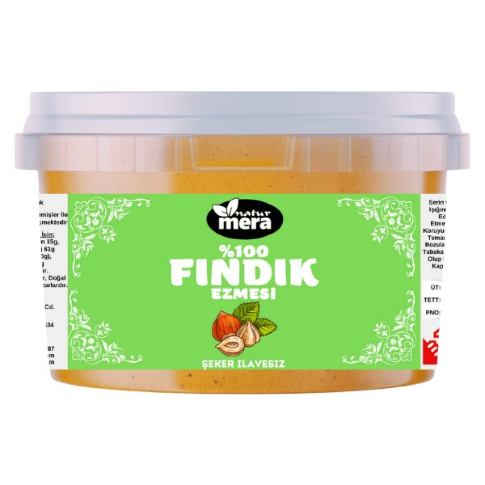 Naturmera %100 Saf Şeker Ilavesiz Fındık Ezmesi 500g - 500 gr Oto Boyaları Fiyatı