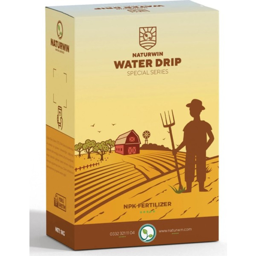 Naturwin Damlama Gübresi Naturwin Water Drip 15-30-15+Me Npk Gübre 1 kg - 25 KG Gübre Fiyatı
