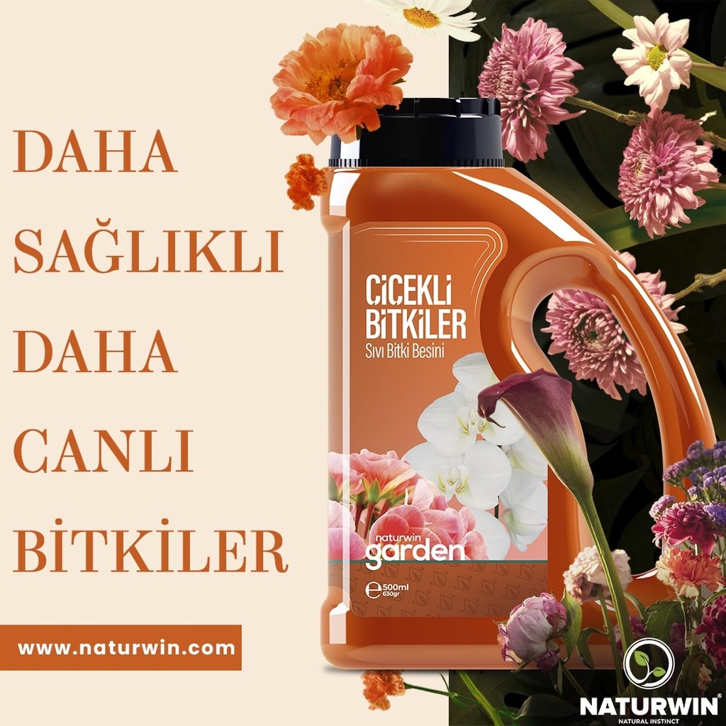 Naturwin Garden Çiçekli Bitkiler Sıvı Bitki Besini Gübre 600 ml Gübre Fiyatı
