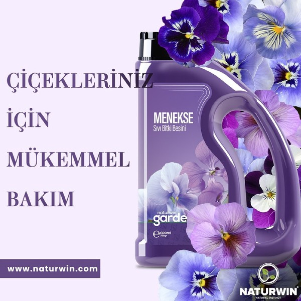 Naturwin Garden Menekşe Sıvı Bitki Besini Gübre 600 ml Oto Boyaları Fiyatı