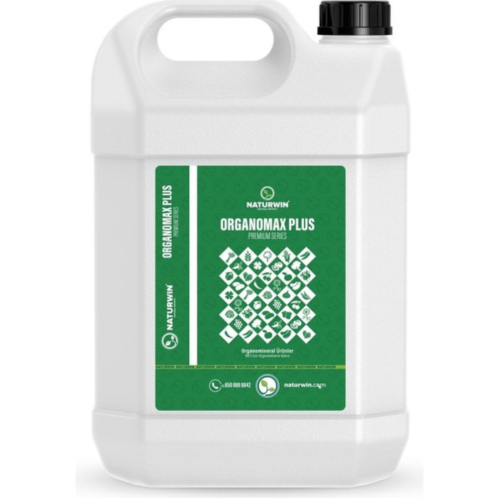 Naturwin Organomax Plus 5 Litre Azot Potasyum Sıvı Organomineral Gübre Gübre Fiyatı