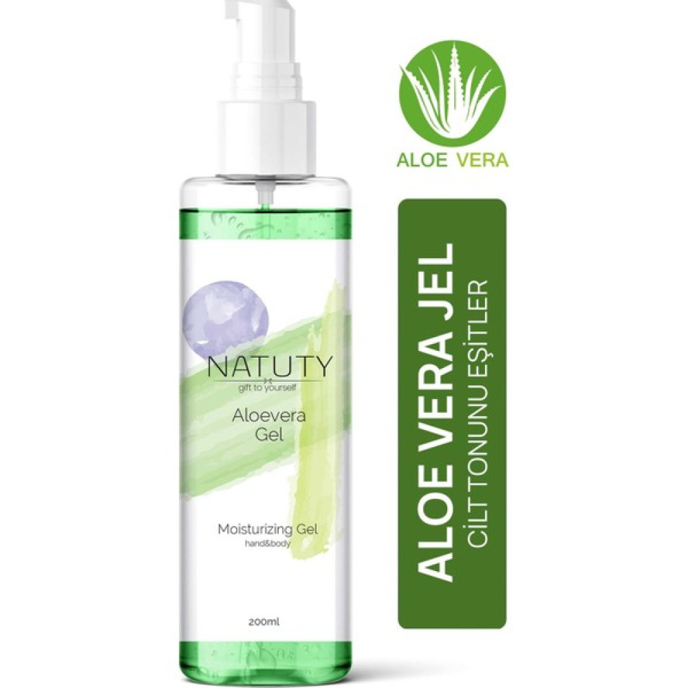 Natuty Aloe Vera Jel Cilt Nemlendirici- Yatıştırıcı 200 ml Nemlendiriciler Fiyatı