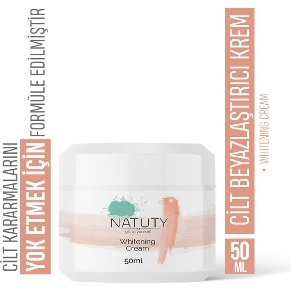 Natuty Nemlendirici Etkili Cilt Beyazlatıcı Aydınlatıcı Bakım Kremi 50 ml Nemlendiriciler Fiyatı