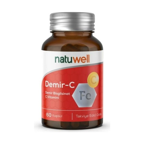 Natuwell Demir C Takviye Edici Gıda 60 Kapsül Diğer Fiyatı
