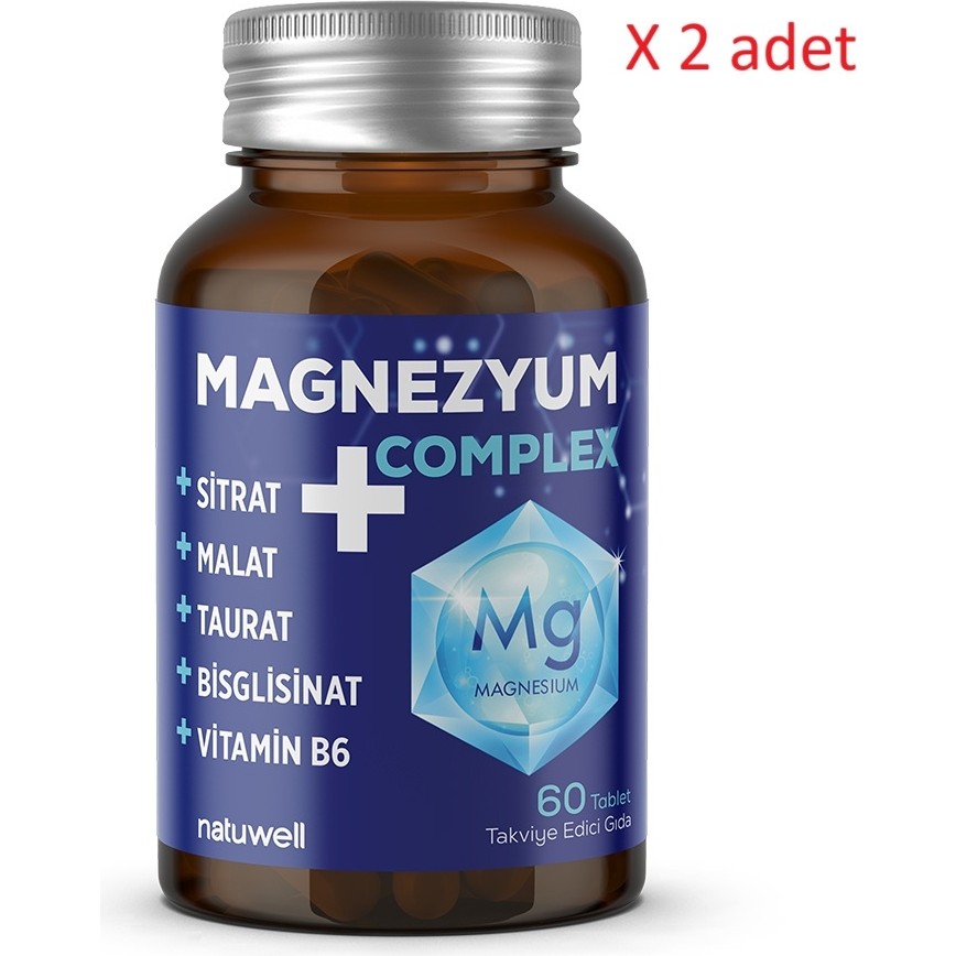 Natuwell Magnezyum Complex 60 Tablet x 2 Adet Diğer Fiyatı