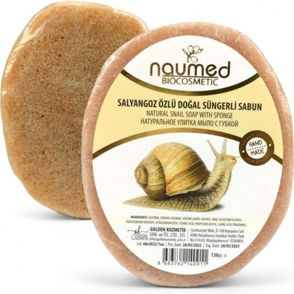 Naumed Salyangoz Özlü Doğal Süngerli Sabun 130GR Oto Boyaları Fiyatı