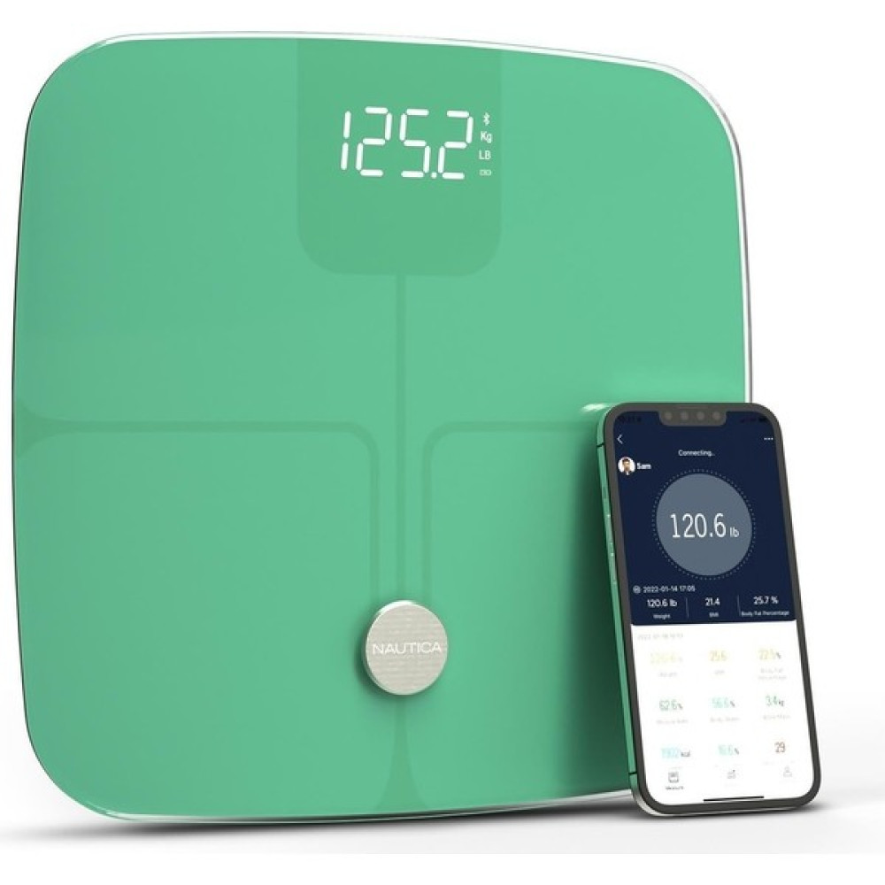 Nautica Classic Collection Plus Vücut Analizli Akıllı Bluetooth Tartı Baskül Yeşil Oto Boyaları Fiyatı