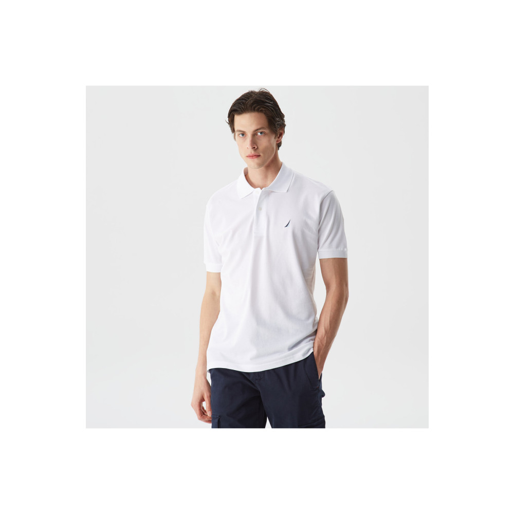 Nautica Erkek Beyaz Classıc Fıt Kısa Kollu Polo XL Beden Erkek T-shirt Fiyatı