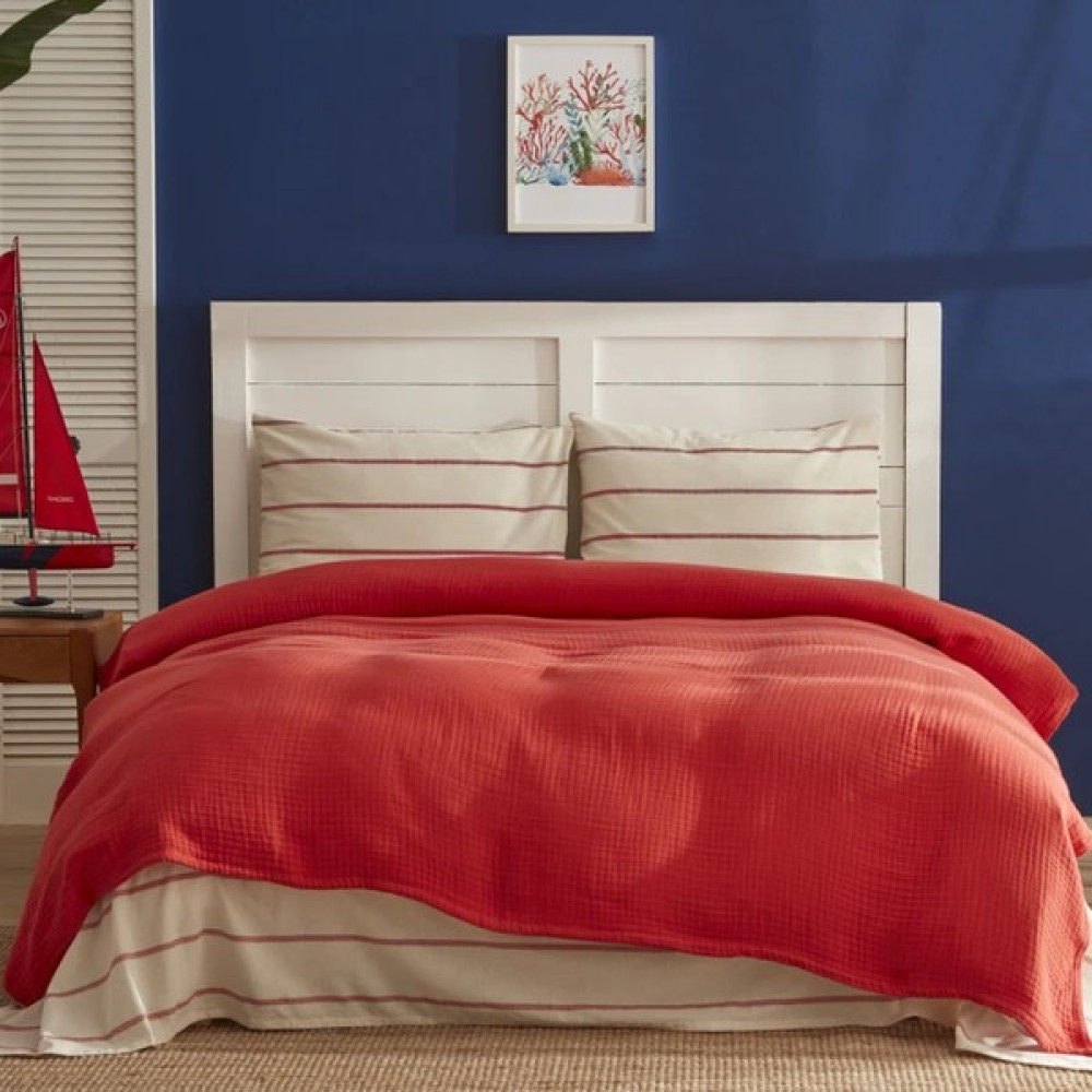 Nautica Home Darrel Çift Kişilik Pike Takımı Mercan Pike & Pike Takımı Fiyatı