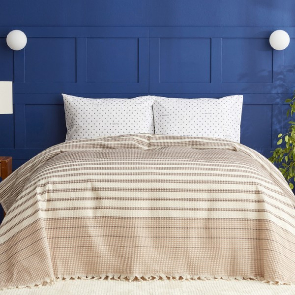 Nautica Home Loren Tek Kişilik Pike Bej Pike & Pike Takımı Fiyatı