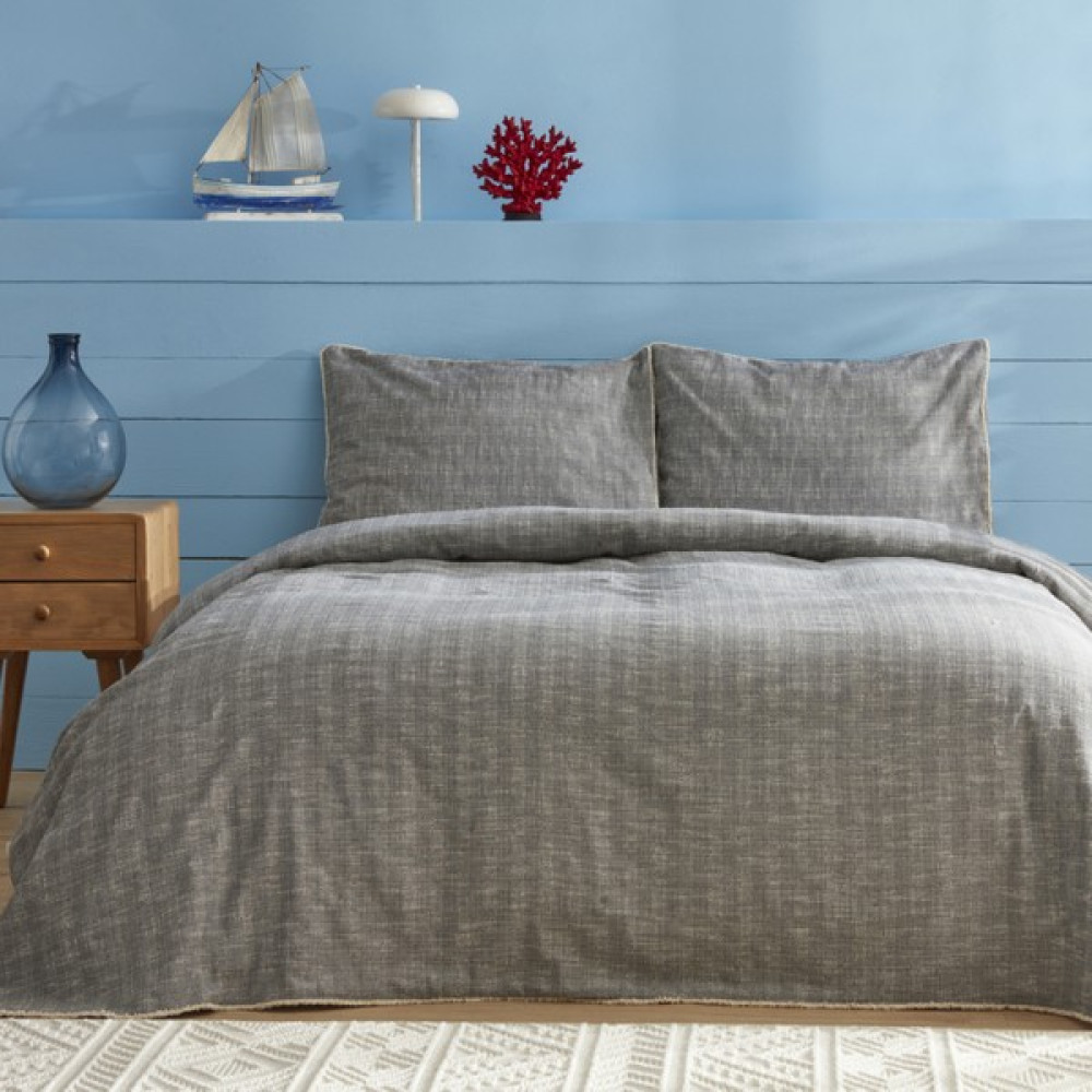 Nautica Home Marlen Çift Kişlik Yatak Örtüsü Seti - Antrasit - 230 x 240 cm Yatak Örtüsü Fiyatı