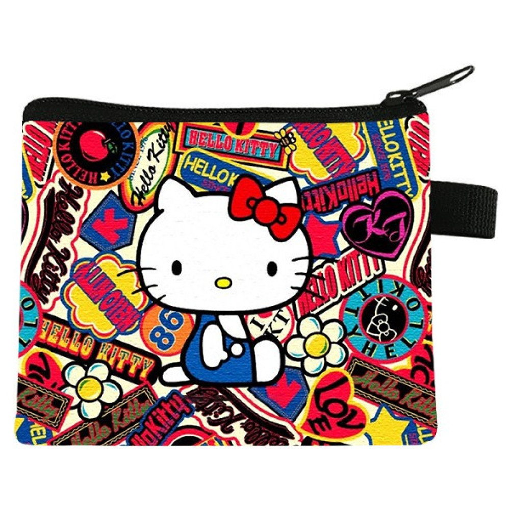 Navcon Hellokitty Hello Kitty Çocuk Bozuk Para Cüzdanı Ilköğretim Okulu Erkek ve Kadın Karikatür Fermuar Baskılı Kart Tutucu (Yurt Dışından) Unisex Cüzdan Fiyatı