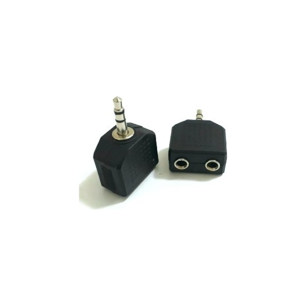Navidata 2 girişli Stereo Çoklayıcı 3.5mm Aux Çoklayıcı 2 x 3.5mm Stereo Dönüştürücü (1 Adet) - Siyah Bilgisayar Çevirici ve Adaptörü Fiyatı