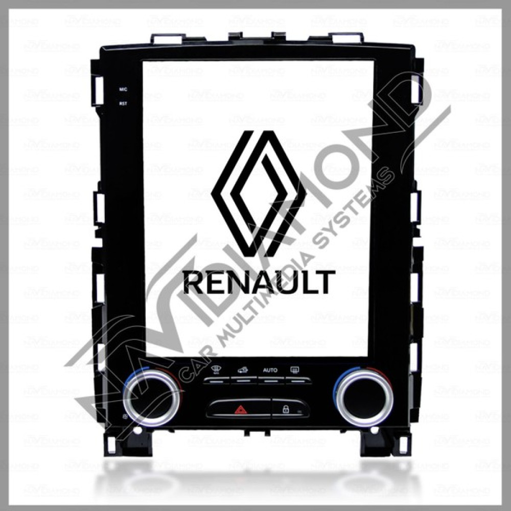 Navidiamond Özer Elektronik Renault Megane 4 Hıgh-St Tesla 2016-2019 2 GB Ram 32 GB Hafıza Androıd Multımedıa Teyp - Gümüş Ekran Oto Teypleri Fiyatı