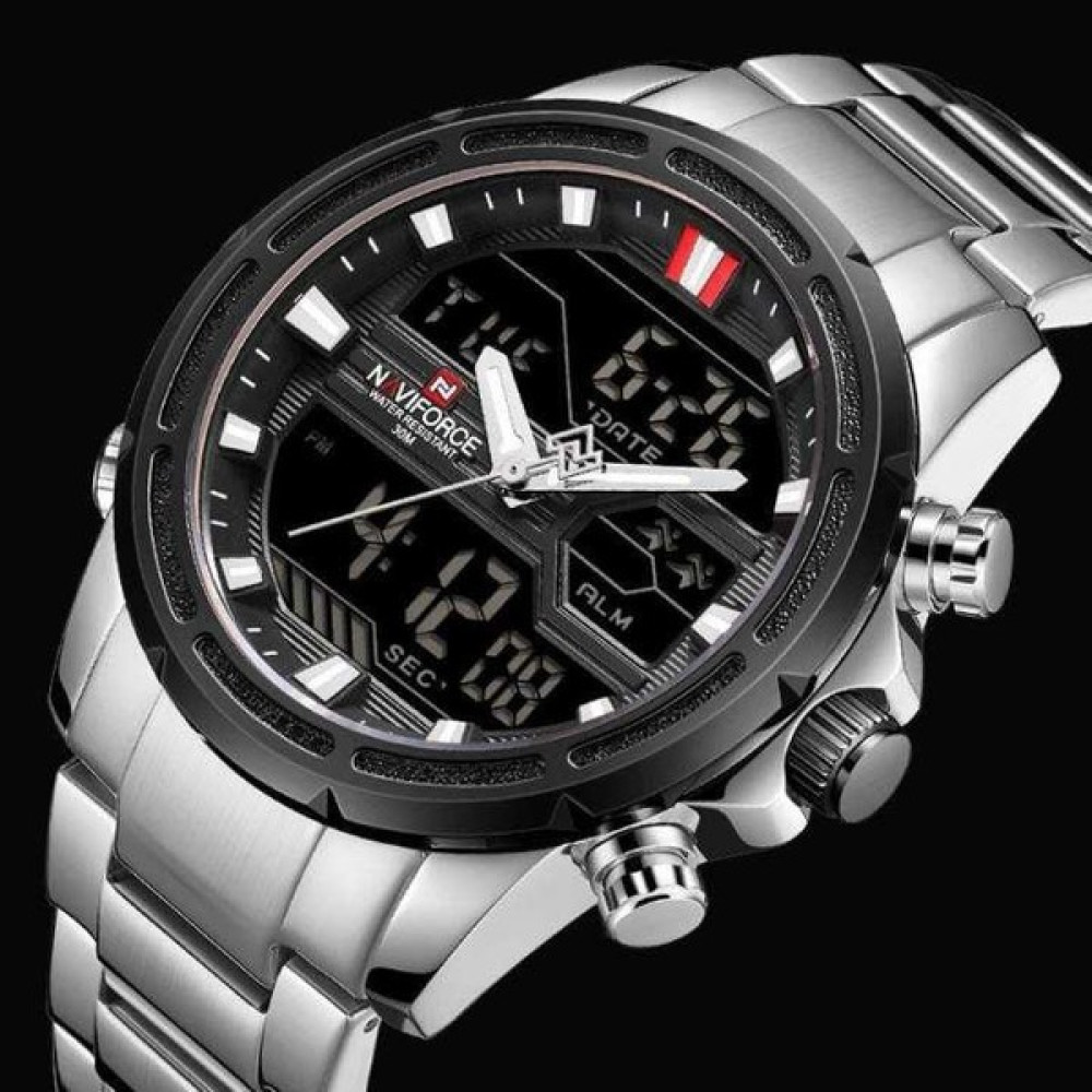 Naviforce NF9138 Erkek Kol Dijital Analog Erkek Kol Saati Kol Saatleri Fiyatı