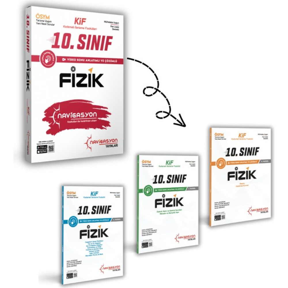 Navigasyon Yayınları 10. Sınıf Fizik Kif Seti Kaynak Kitapları Fiyatı