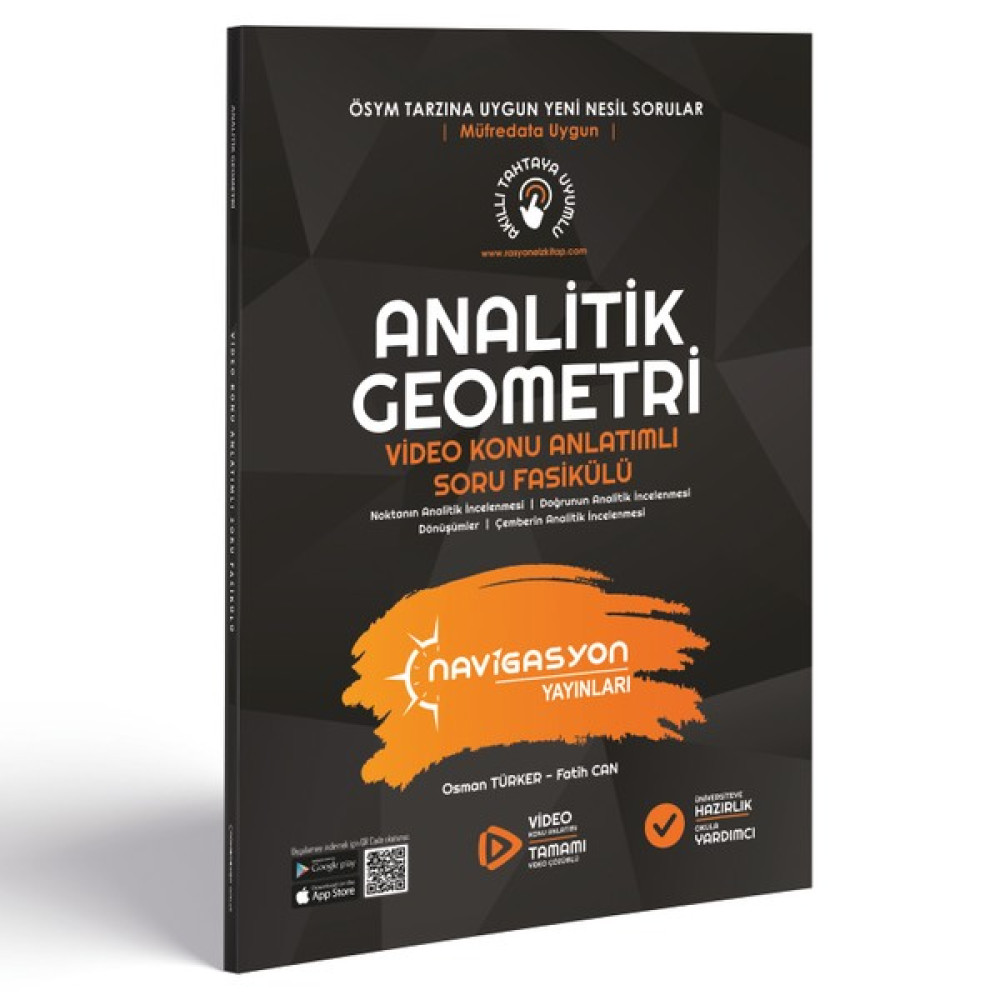 Navigasyon Yayınları 2023 Analitik Geometri Video Konu Anlatımlı Soru Bankası Matematik Fiyatı