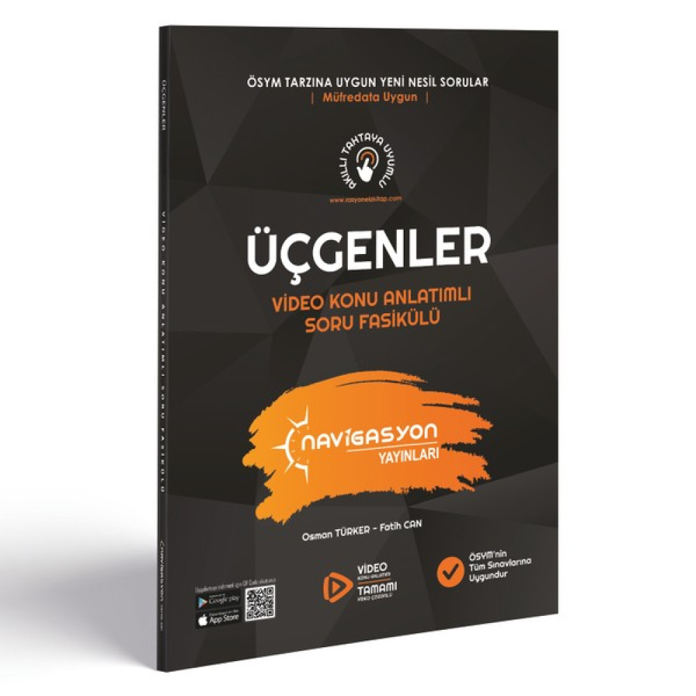 Navigasyon Yayınları 2023 Üçgenler Video Konu Anlatımlı Soru Bankası Matematik Fiyatı