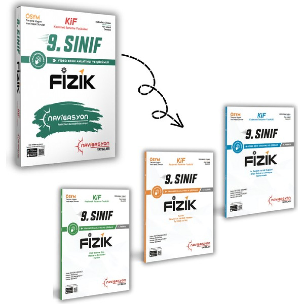 Navigasyon Yayınları 9. Sınıf Fizik Kif Seti Kaynak Kitapları Fiyatı