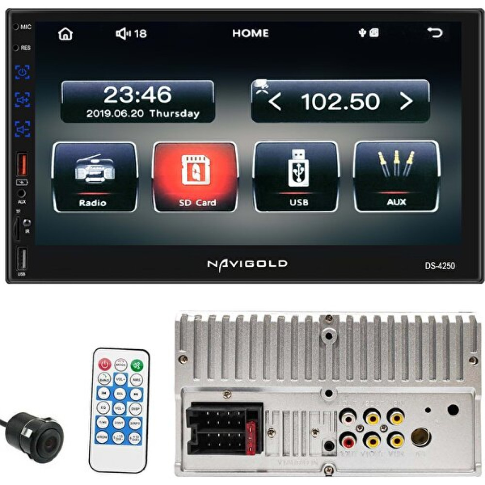 Navıgold Double Teyp 7" 4X55W Bt/usb/sd/fm/aux Kameralı DS-4250 Oto Teypleri Fiyatı
