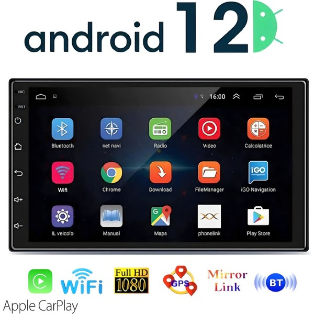 Navigold DS-980 2gb Ram 32GB Hafıza Android Multimedya Double Teyp Carplayli 7inç Youtube Navigasyon +Kamera Oto Görüntü Sistemleri Fiyatı