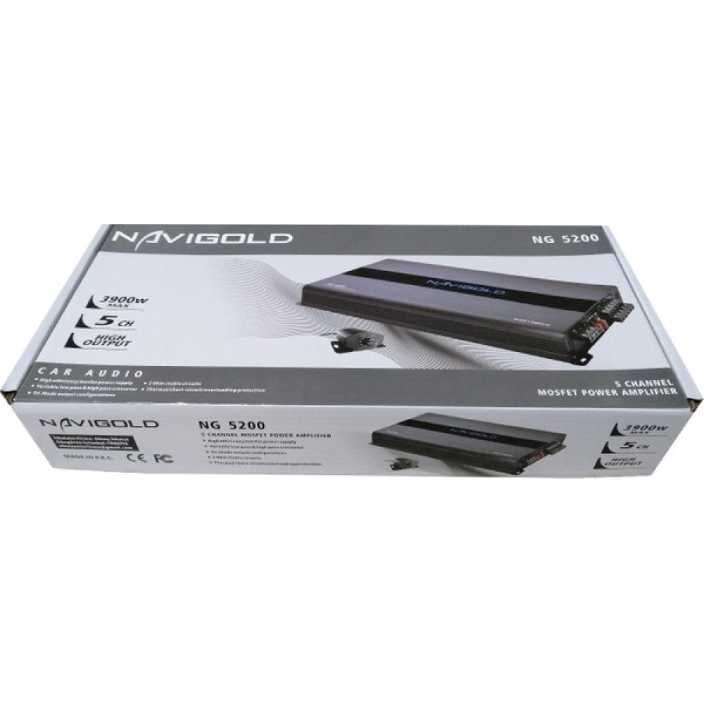 Navigold Garaj Dünyası Navigold NG-5200 5 Kanal Anfi 60W+150W Rms 3900W Mosfet Oto Hoparlörleri & SubWoofer Fiyatı