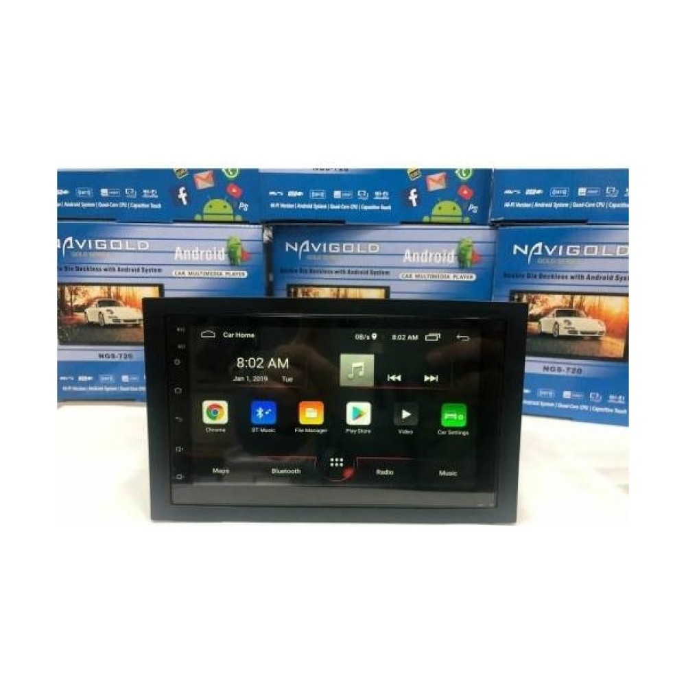 Navigold NGS-720 7 Inç 9.1 Üniversal Android Usb-Bt-Navigasyon Double Teyp 2gb Ram 16GB Hafiza Oto Teypleri Fiyatı