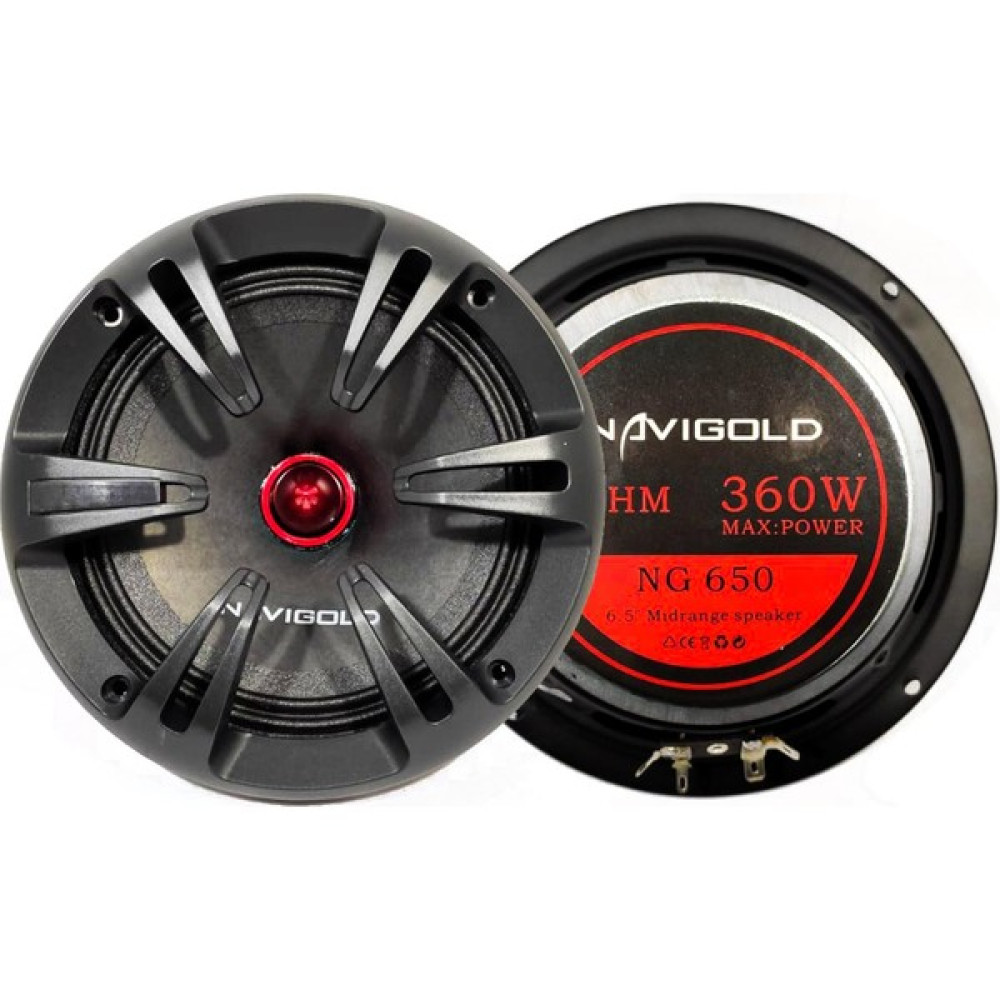 Navigold Oto Mıdrange 16 Cm 360 W 2'li NG-650 Oto Hoparlörleri & SubWoofer Fiyatı