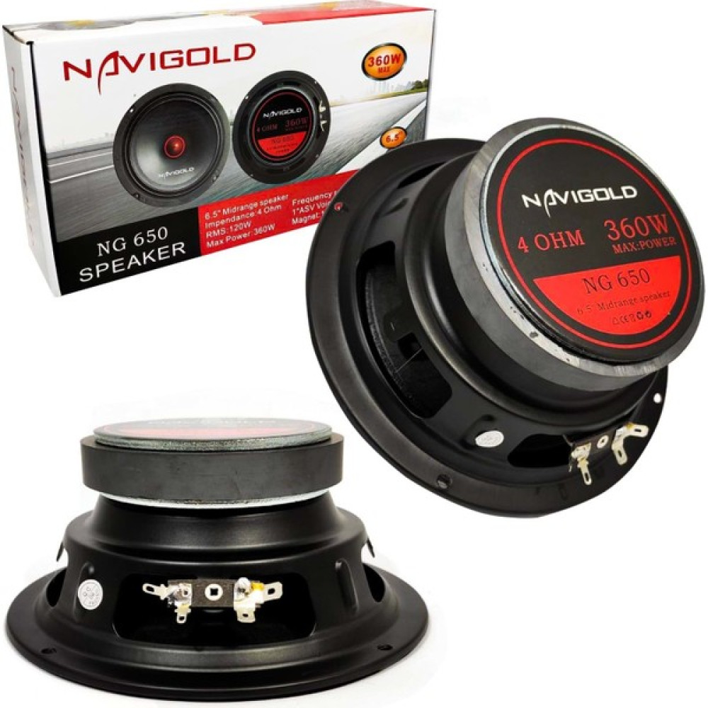 Navigold Oto Mıdrange 16CM 360W 2 Adet Navıgold NG-650 Oto Hoparlörleri & SubWoofer Fiyatı